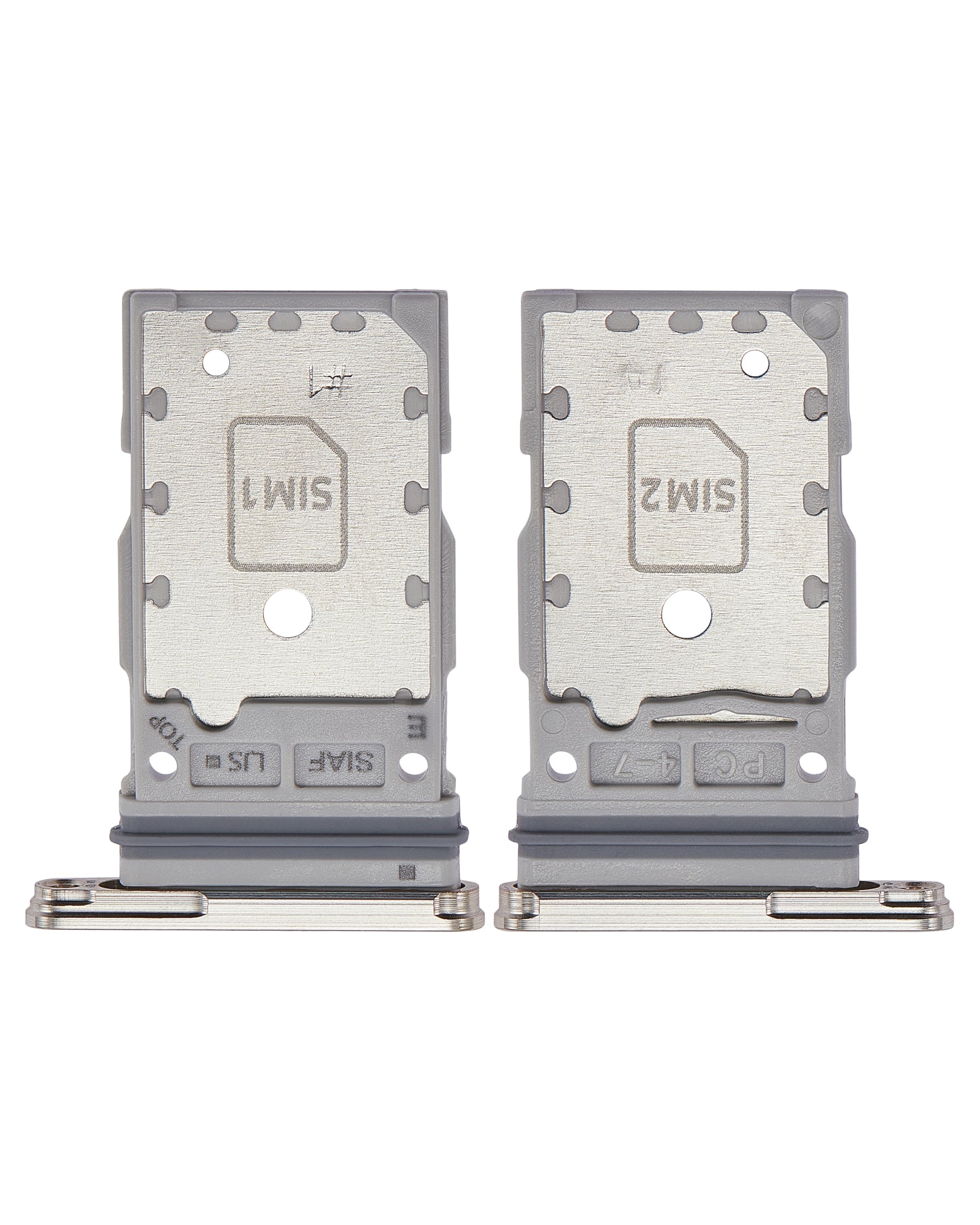 Replacement Dual Sim Card Tray Compatible For Samsung Galaxy S23 5G / S23 Plus 5G (Cream)