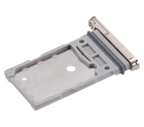 Replacement Dual Sim Card Tray Compatible For Samsung Galaxy S23 5G / S23 Plus 5G (Cream)
