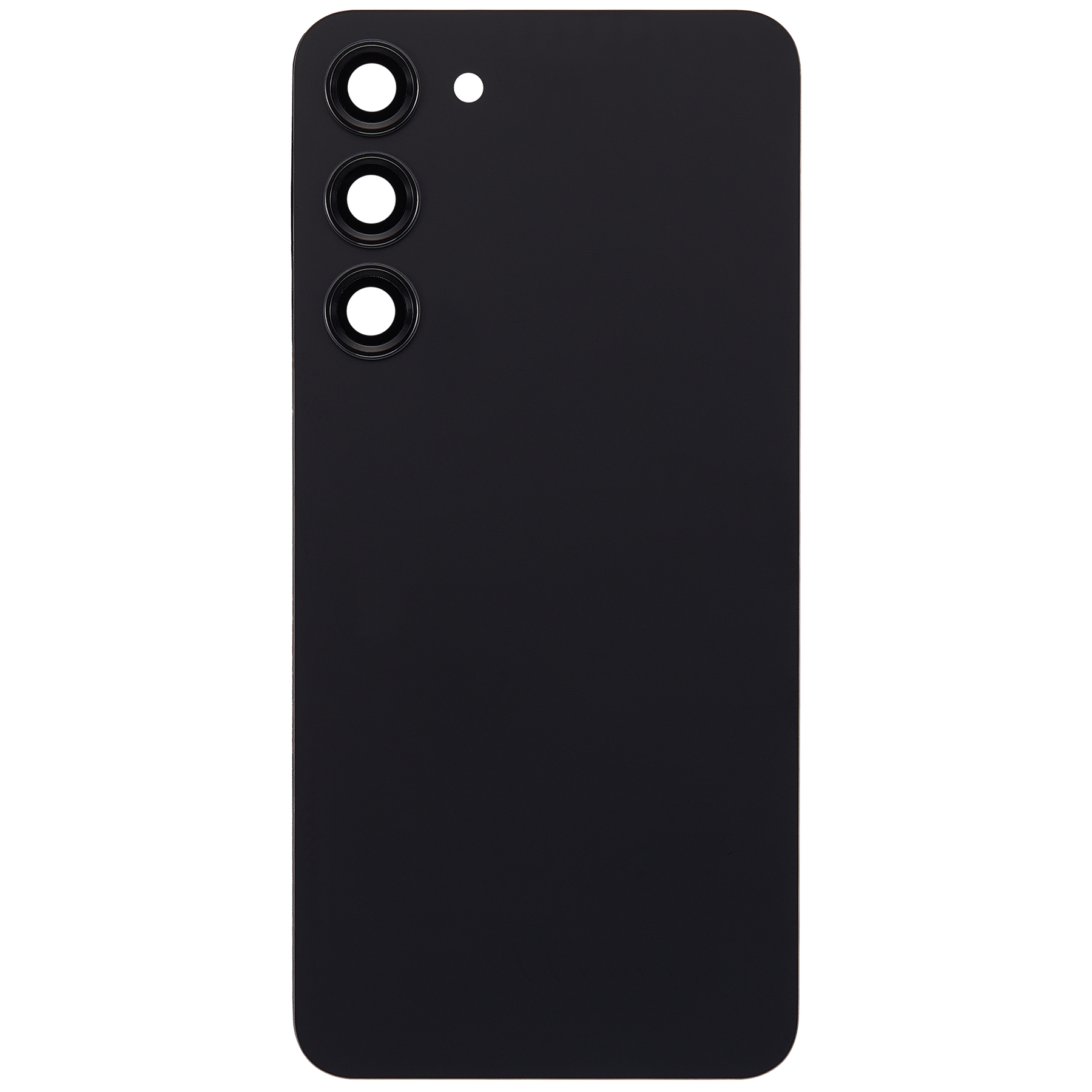 Back Cover Glass With Camera Lens Replacement Compatible For Samsung Galaxy S23 Plus 5G  (No Logo) (Vemake) (Phantom Black)