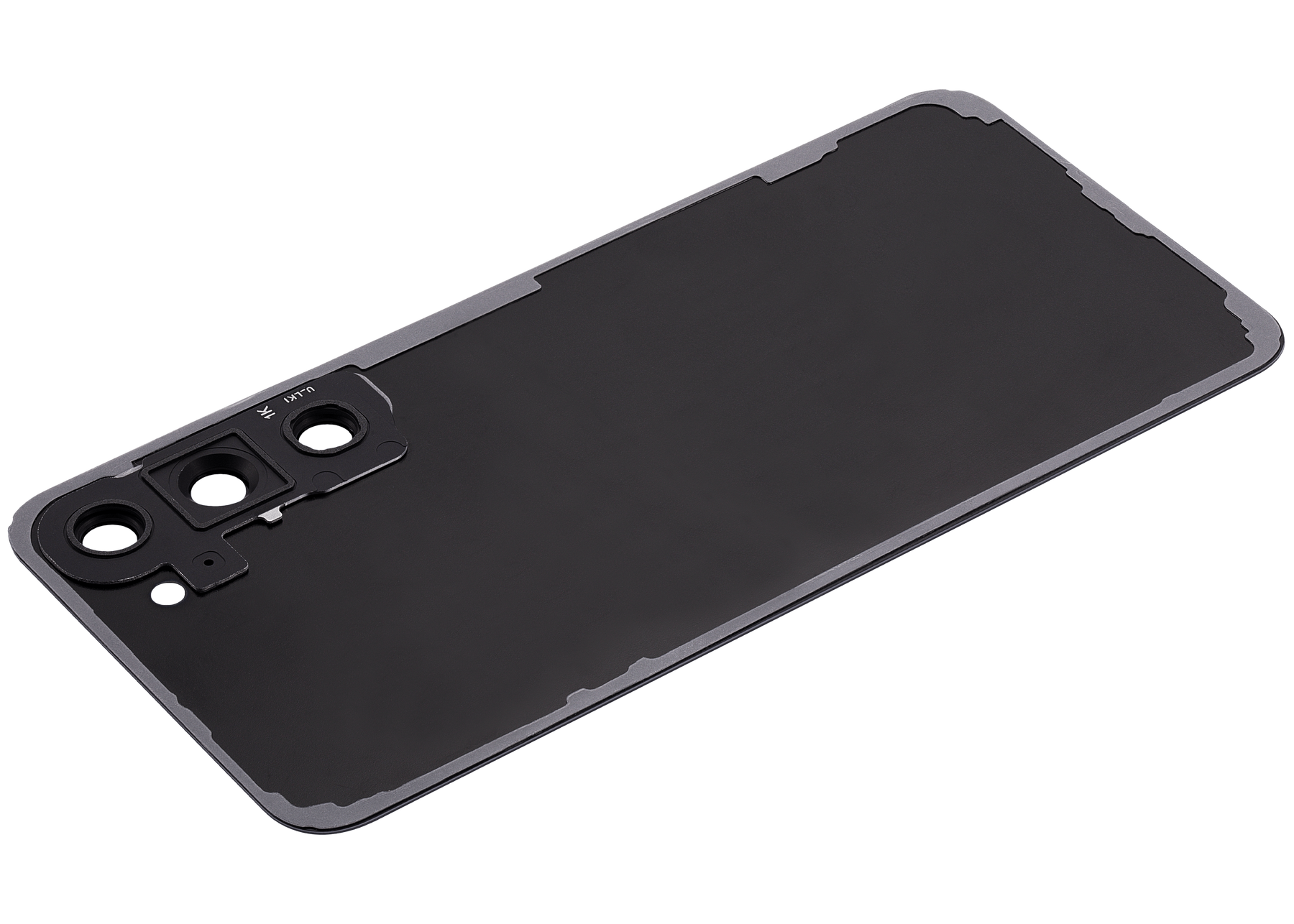 Back Cover Glass With Camera Lens Compatible For Samsung Galaxy S23 Plus 5G (No Logo) (Aftermarket Plus) (Phantom Black)