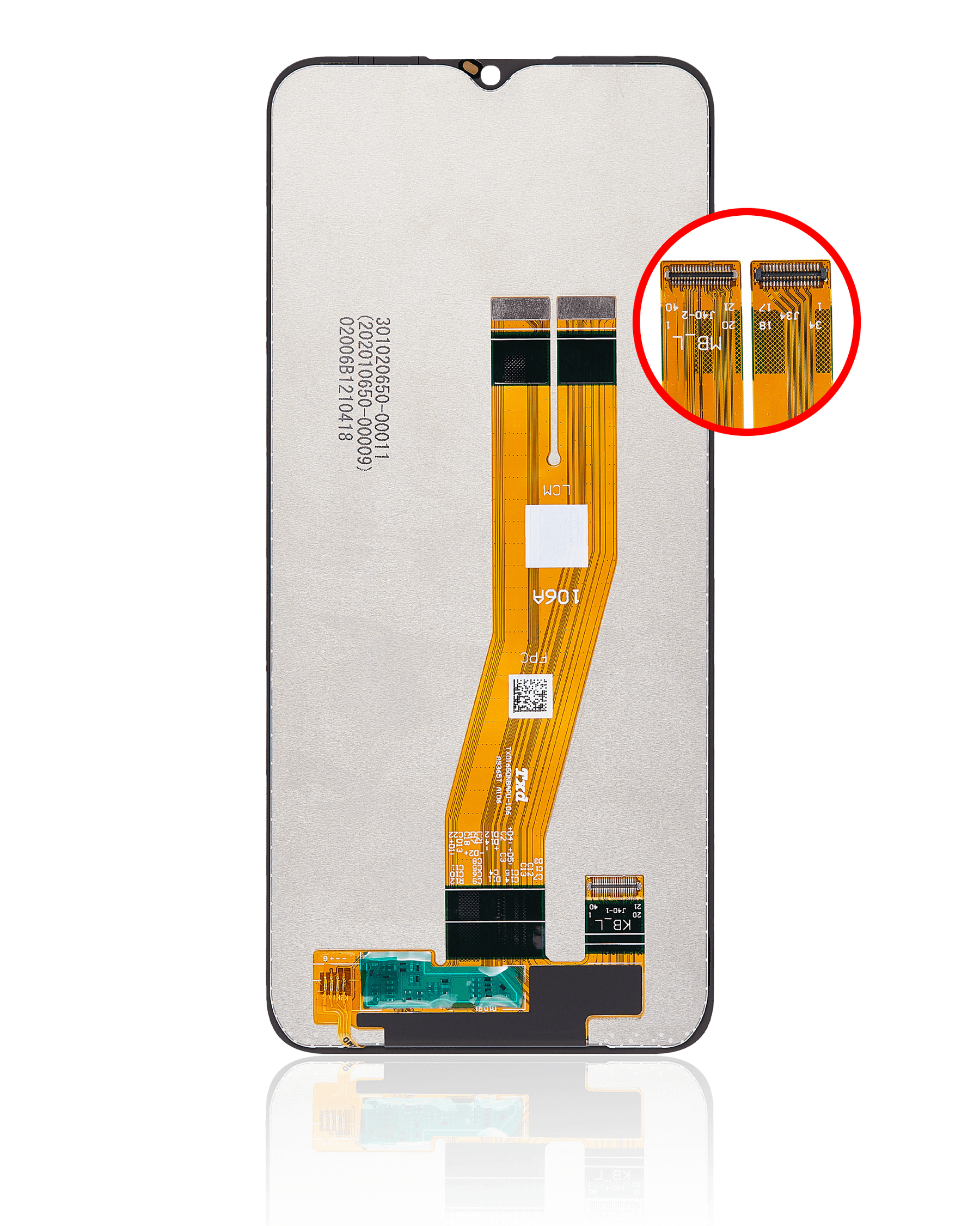 LCD Assembly Without Frame Compatible For Samsung Galaxy A04E (A042 / 2022) (Refurbished) (All Colors)