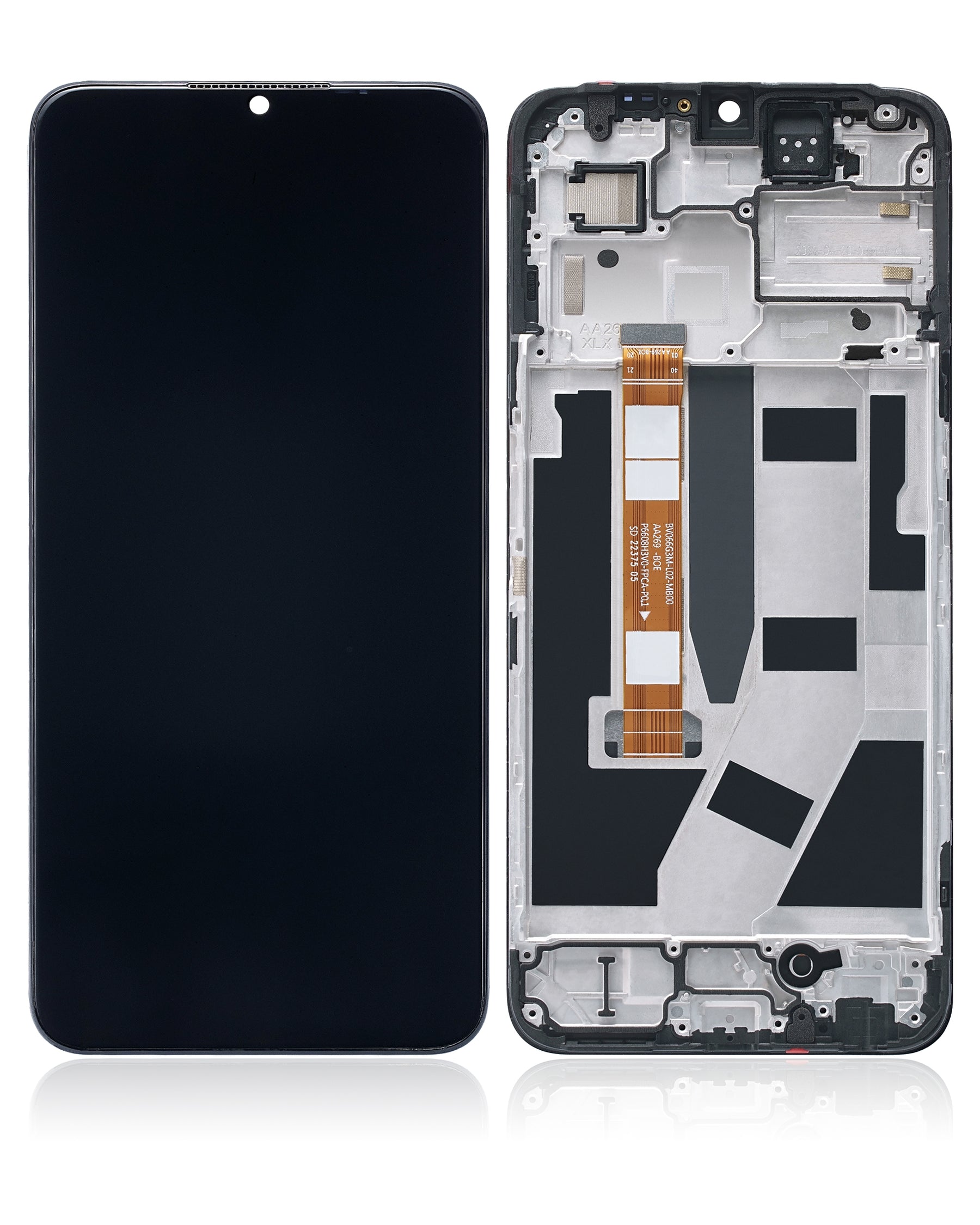 Replacement LCD Assembly With Frame Compatible For OnePlus Nord N300 5G (Refurbished) (All Colors)