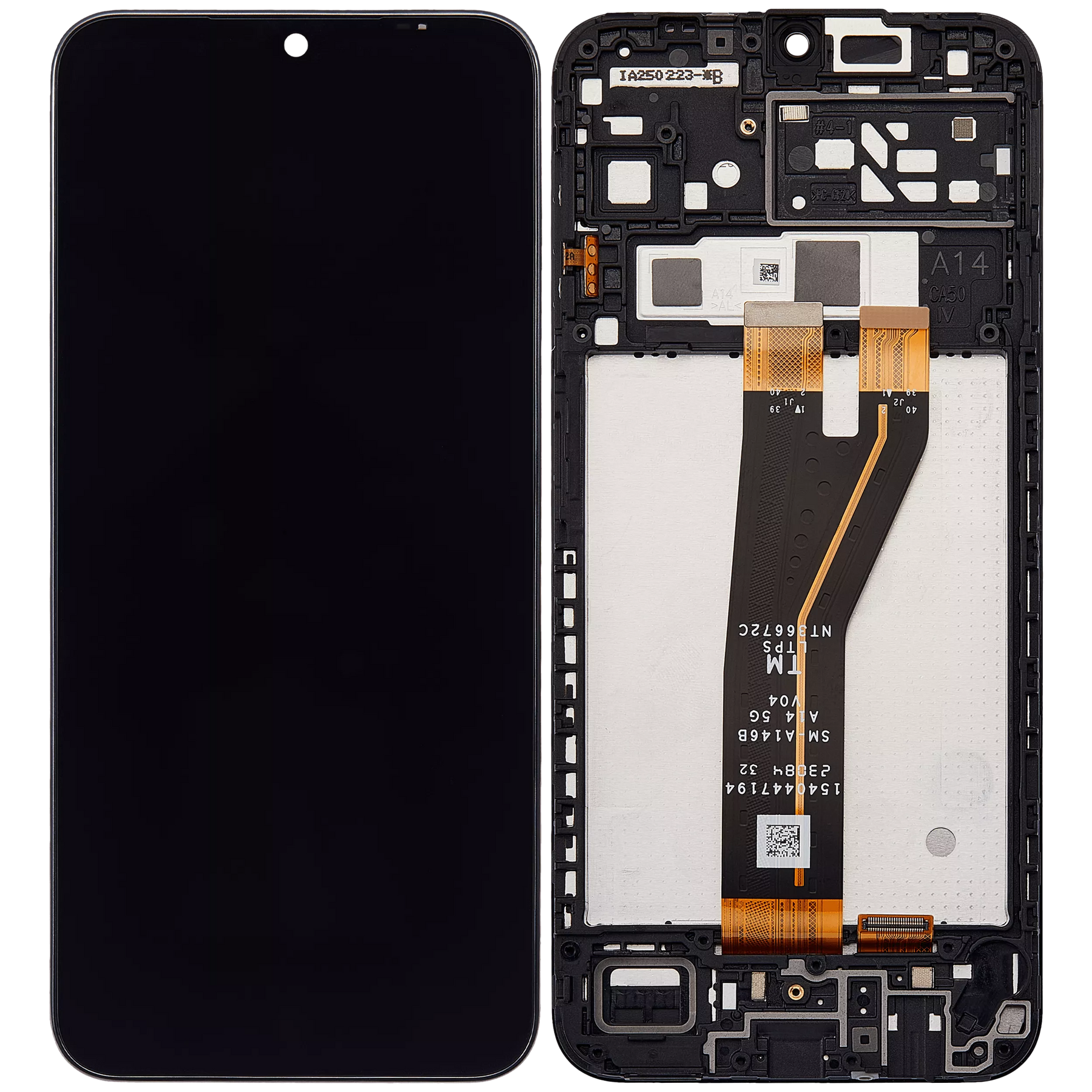 LCD Assembly With Frame Compatible For Samsung Galaxy A14 4G (A145F / A145M / 2023) / A14 5G (A146B / 2023) (International Version) (Refurbished) (All Colors)