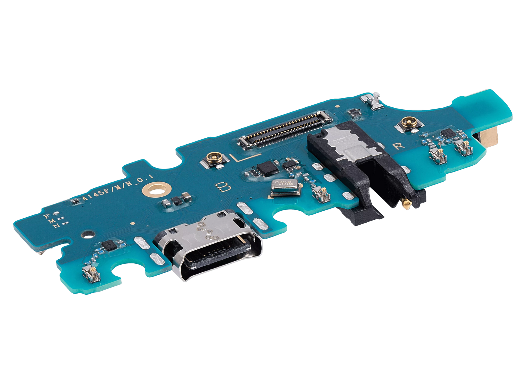 Charging Port With Board Compatible For Samsung Galaxy A14 (A145F/M / 2023) (International Version) (Premium)