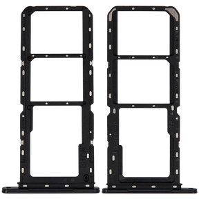 Dual Sim Card Tray Compatible For Samsung Galaxy A14 5G (A146P / R / 2023) (Black)