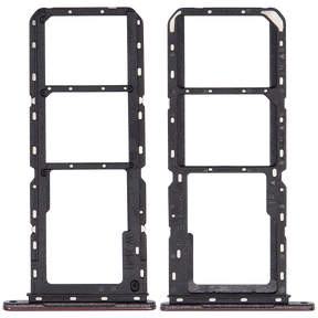 Dual Sim Card Tray Compatible For Samsung Galaxy A14 5G (A146P / R / 2023) (Dark Red)