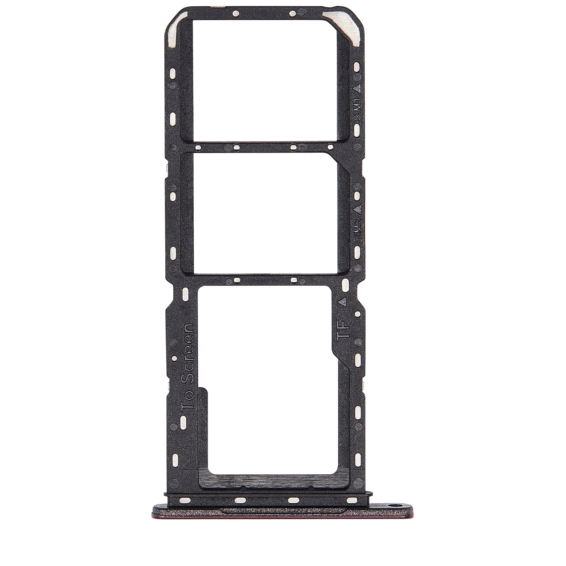 Dual Sim Card Tray Compatible For Samsung Galaxy A14 5G (A146P / R / 2023) (Dark Red)