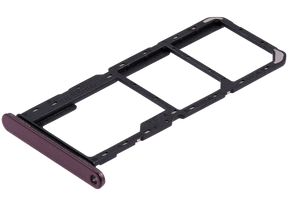 Dual Sim Card Tray Compatible For Samsung Galaxy A14 5G (A146P / R / 2023) (Dark Red)