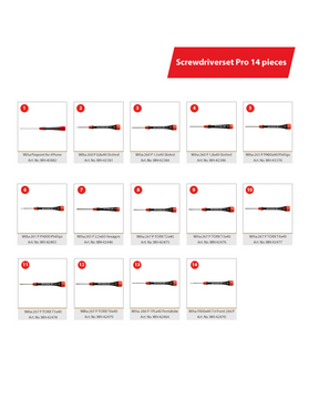 14 Piece Precision Torx Screwdriver Set (Wiha)