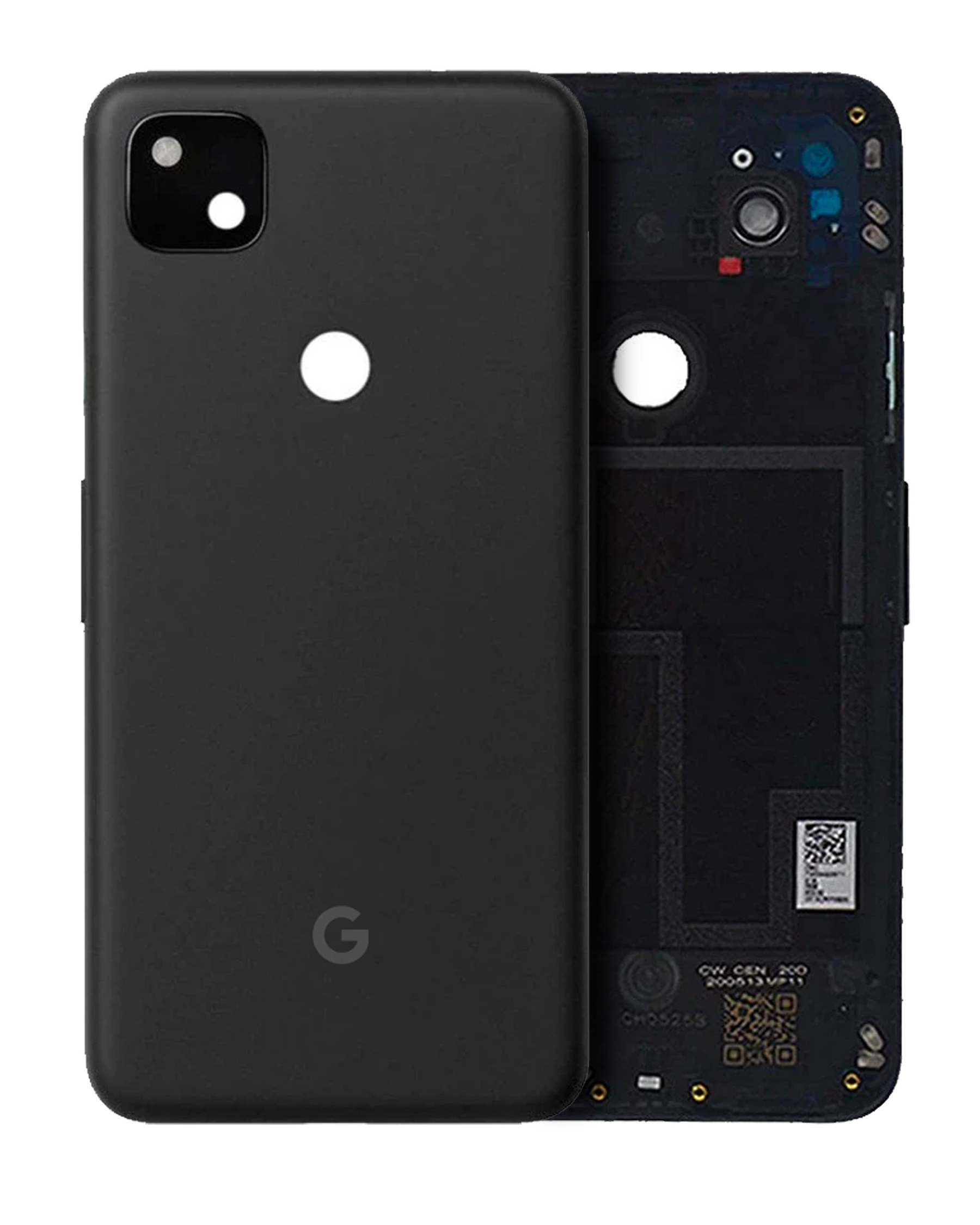 Replacement Back cover Glass Assembly Compatible For Google Pixel 4a 5G (Genuine OEM) (Just Black)