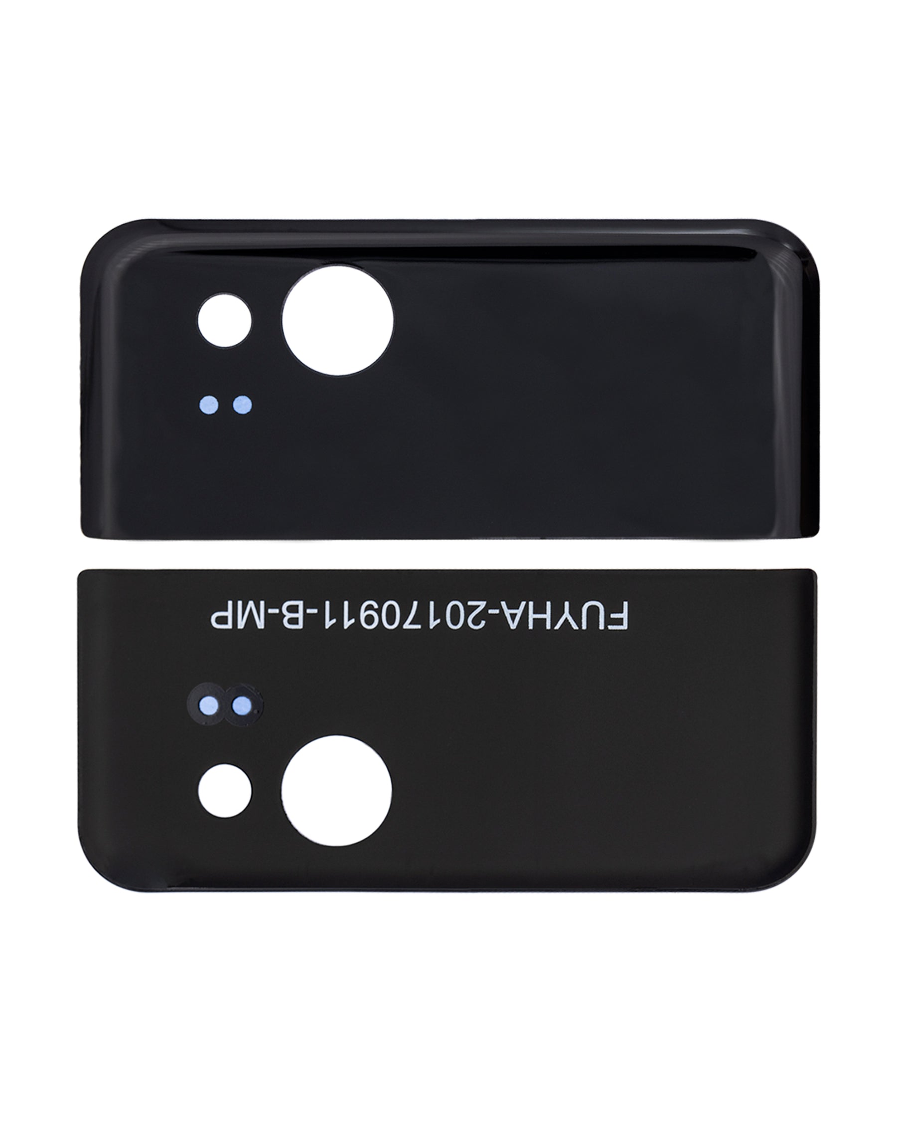 Back Glass Compatible For Google Pixel 2 Replacement (Just Black)