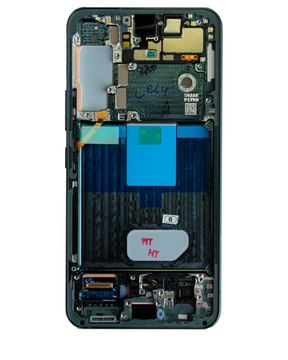 Replacement OLED Assembly With Frame Compatible For Samsung Galaxy S22 5G (Used OEM Pull: Grade B/C) (Phantom Green)