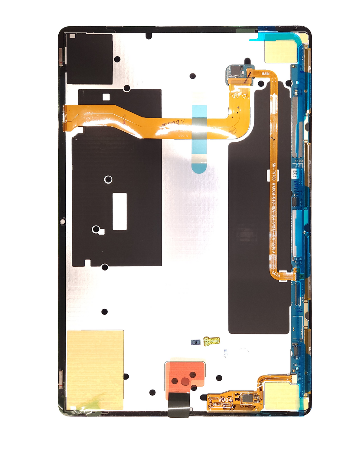 OLED Assembly Without Frame Compatible For Samsung Galaxy Tab S8 Plus 5G 12.4" (X800 / X806 / X808) ( 2022) (Service Pack) (Black)