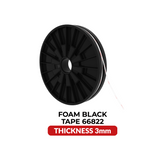 Double-Sided Shock Absorbing Foam Black Tape (3MM x 25M) (Tesa Model # 66822)
