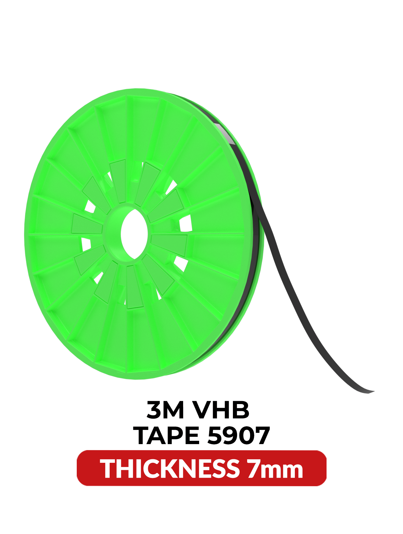 Double-Sided Acrylic Bonding Tape (7MM x 25M) (3M Model # VHB 5907)