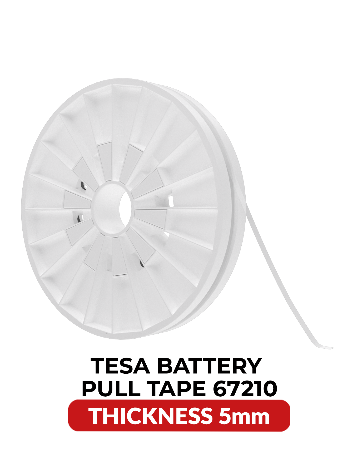 Bond & Detach Tape (Battery Adhesive) (5MM X 25M) (Tesa Model # 67210)