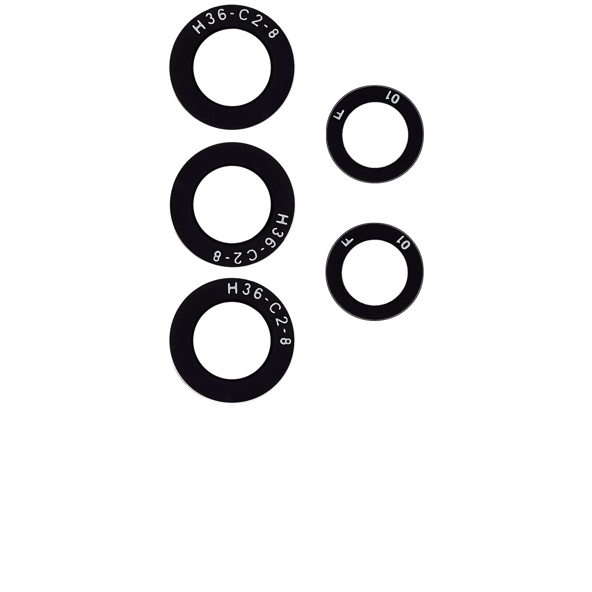 Back Camera Lens Replacement (Glass Only) With Adhesive Compatible For Samsung Galaxy A73 5G (A736 / 2022)