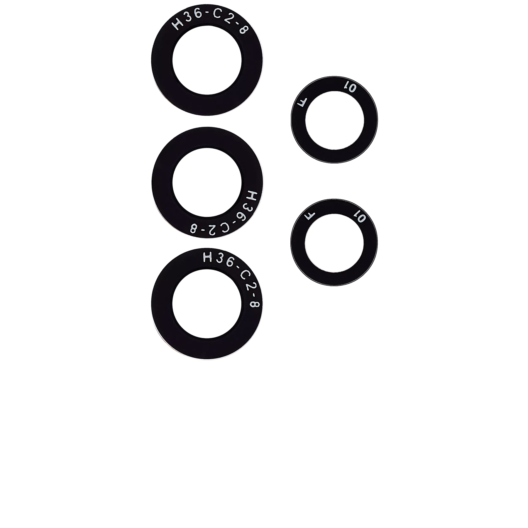 Back Camera Lens Replacement (Glass Only) With Adhesive Compatible For Samsung Galaxy A73 5G (A736 / 2022)