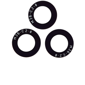 Back Camera Lens (Glass Only) With Adhesive Compatible For Samsung Galaxy M14 (M146 / 2023) (10 Pack)