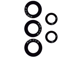 Back Camera Lens (Glass Only) With Adhesive Compatible For Samsung Galaxy A33 5G (A336 / 2022)