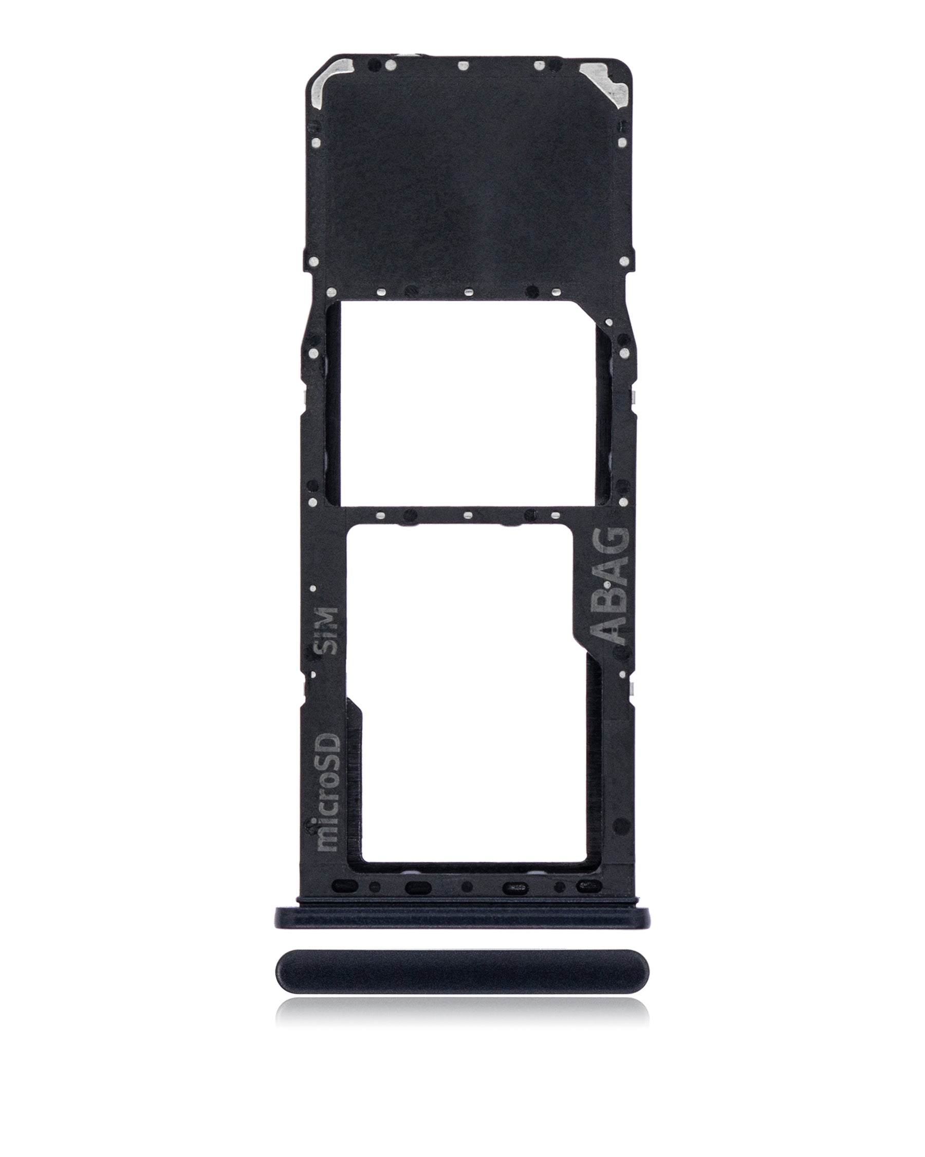 Single Sim Card Tray Compatible For Samsung Galaxy A21S (A217 / 2020) (Black)