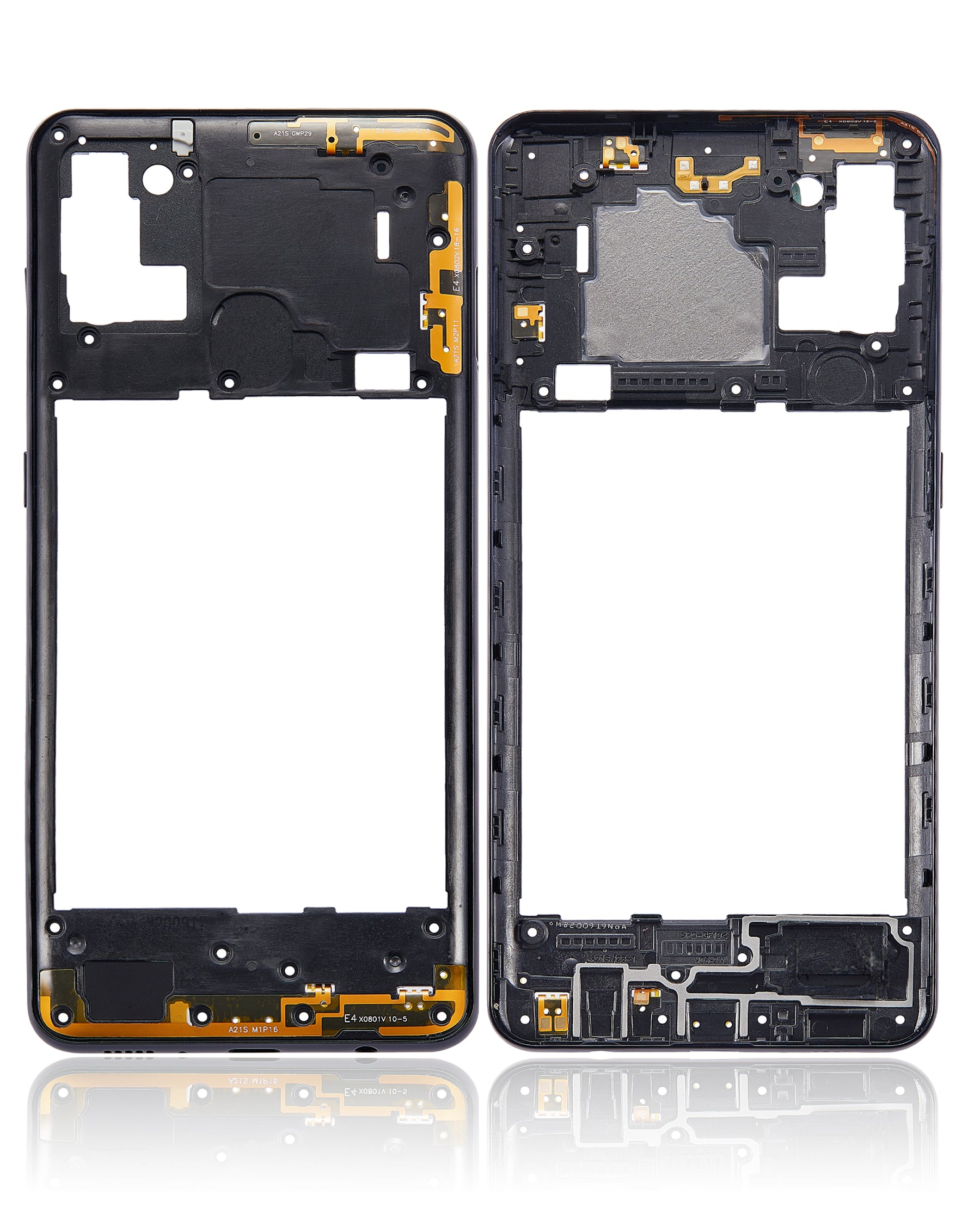 Mid-Frame Housing Compatible For Samsung Galaxy A21s (A217 / 2020) (Black)