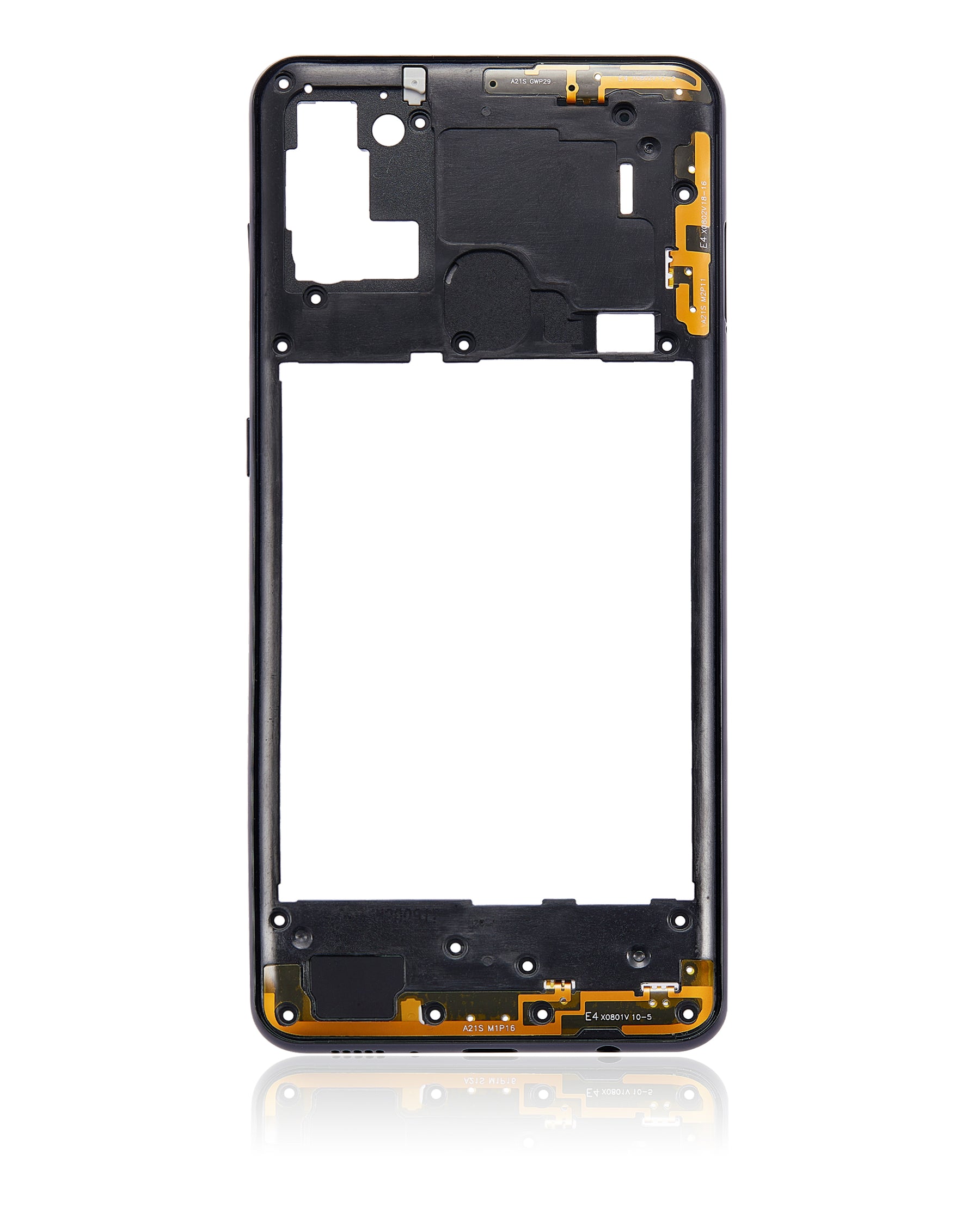 Mid-Frame Housing Compatible For Samsung Galaxy A21s (A217 / 2020) (Black)