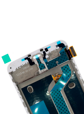 Replacement OLED Assembly With Frame Compatible For OnePlus 5 (Refurbished) (White)