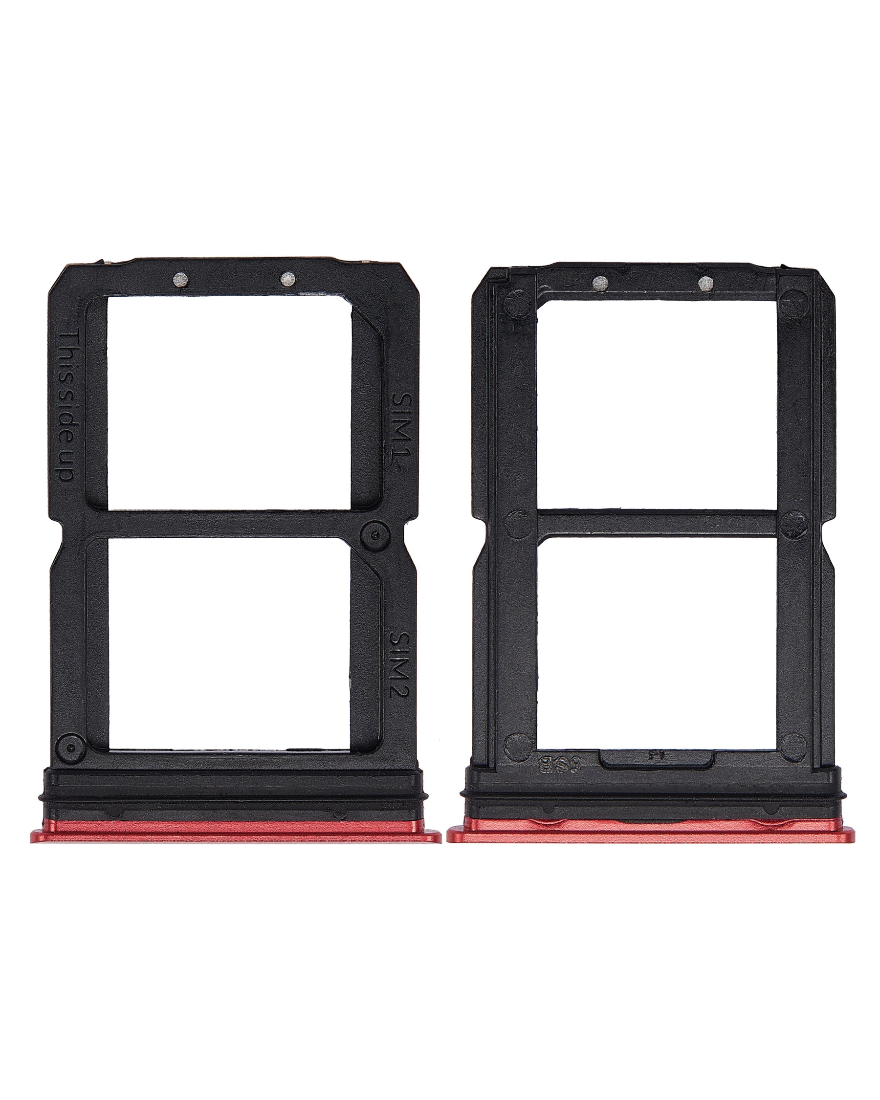 Replacement Sim Card Tray Compatible For OnePlus 6 (A6000 / A6003) (Amber Red)