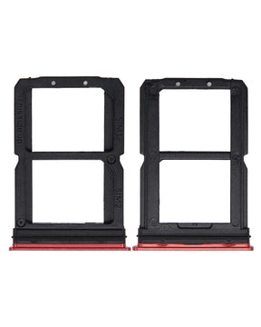 Replacement Sim Card Tray Compatible For OnePlus 6 (A6000 / A6003) (Amber Red)