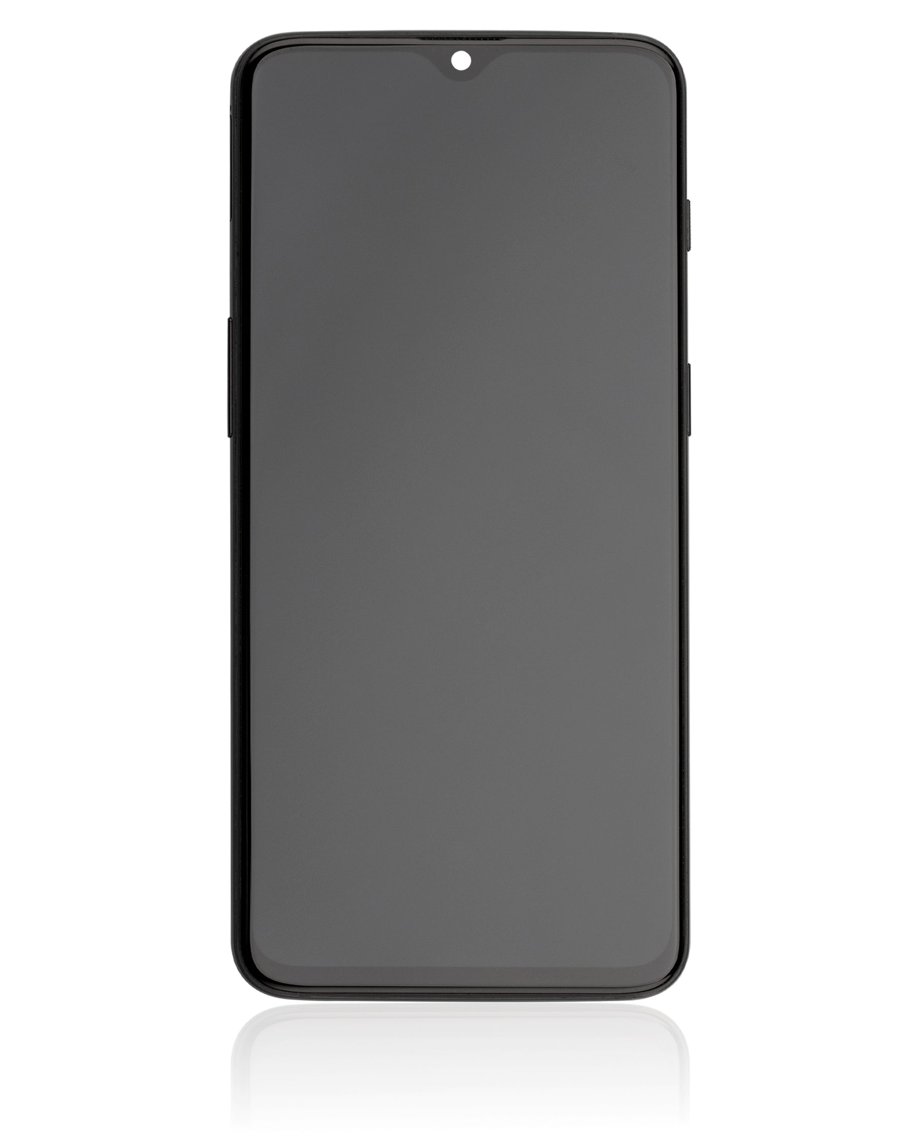 Replacement OLED Assembly With Frame Compatible For OnePlus 6T (A6010 / A6013) (Refurbished) (Mirror Black)