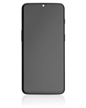 Replacement OLED Assembly With Frame Compatible For OnePlus 6T (A6010 / A6013) (Refurbished) (Mirror Black)