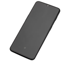Replacement OLED Assembly With Frame Compatible For OnePlus 6T (A6010 / A6013) (Refurbished) (Mirror Black)