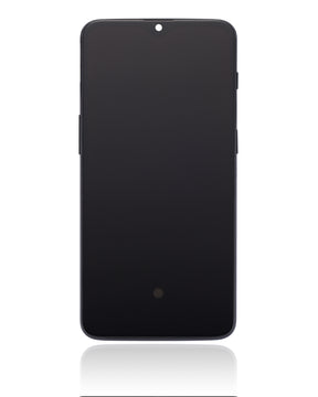 OLED Assembly With Frame Compatible For OnePlus 6T Replacement (A6010 / A6013) (Vemake) (Mirror Black)
