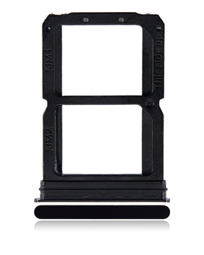 Replacement Dual Sim Card Tray Compatible For OnePlus 6T (A6010 / A6013) (Mirror Black)