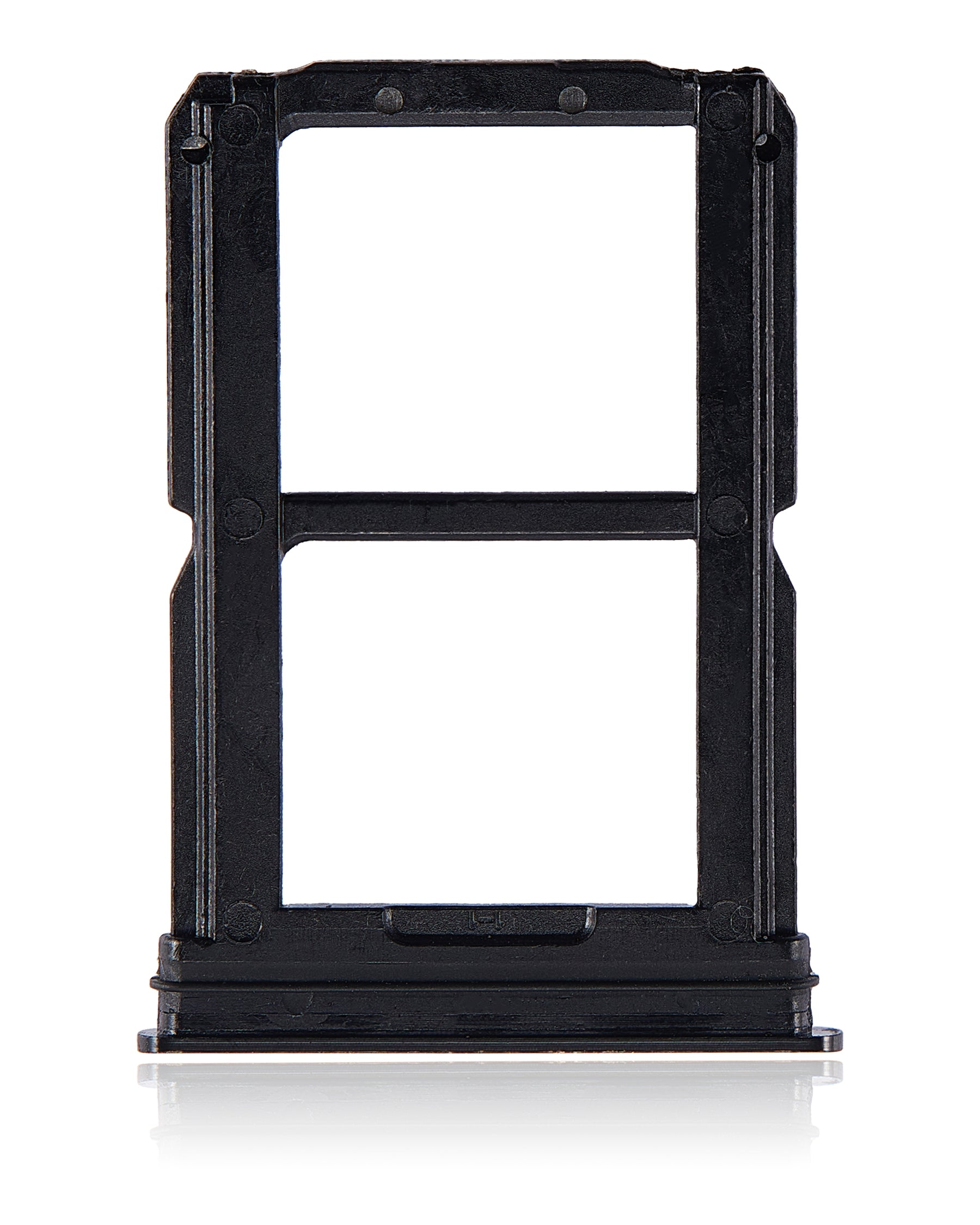 Replacement Dual Sim Card Tray Compatible For OnePlus 6T (A6010 / A6013) (Mirror Black)