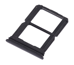 Replacement Dual Sim Card Tray Compatible For OnePlus 6T (A6010 / A6013) (Mirror Black)