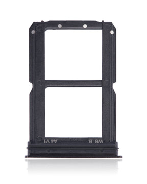 Replacement Dual Sim Card Tray Compatible For OnePlus 6T (A6010 / A6013) (Midnight Black)