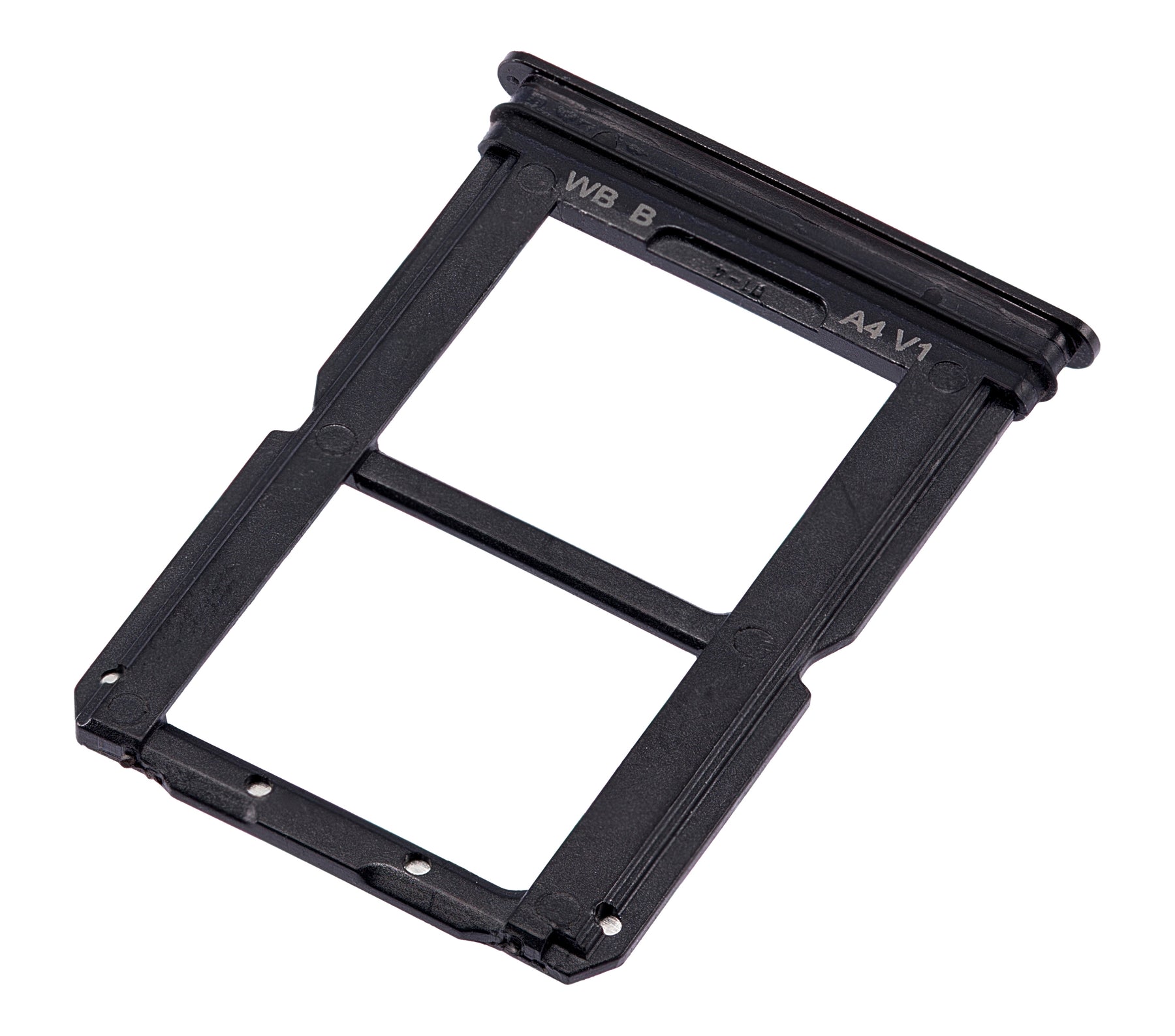 Replacement Dual Sim Card Tray Compatible For OnePlus 6T (A6010 / A6013) (Midnight Black)