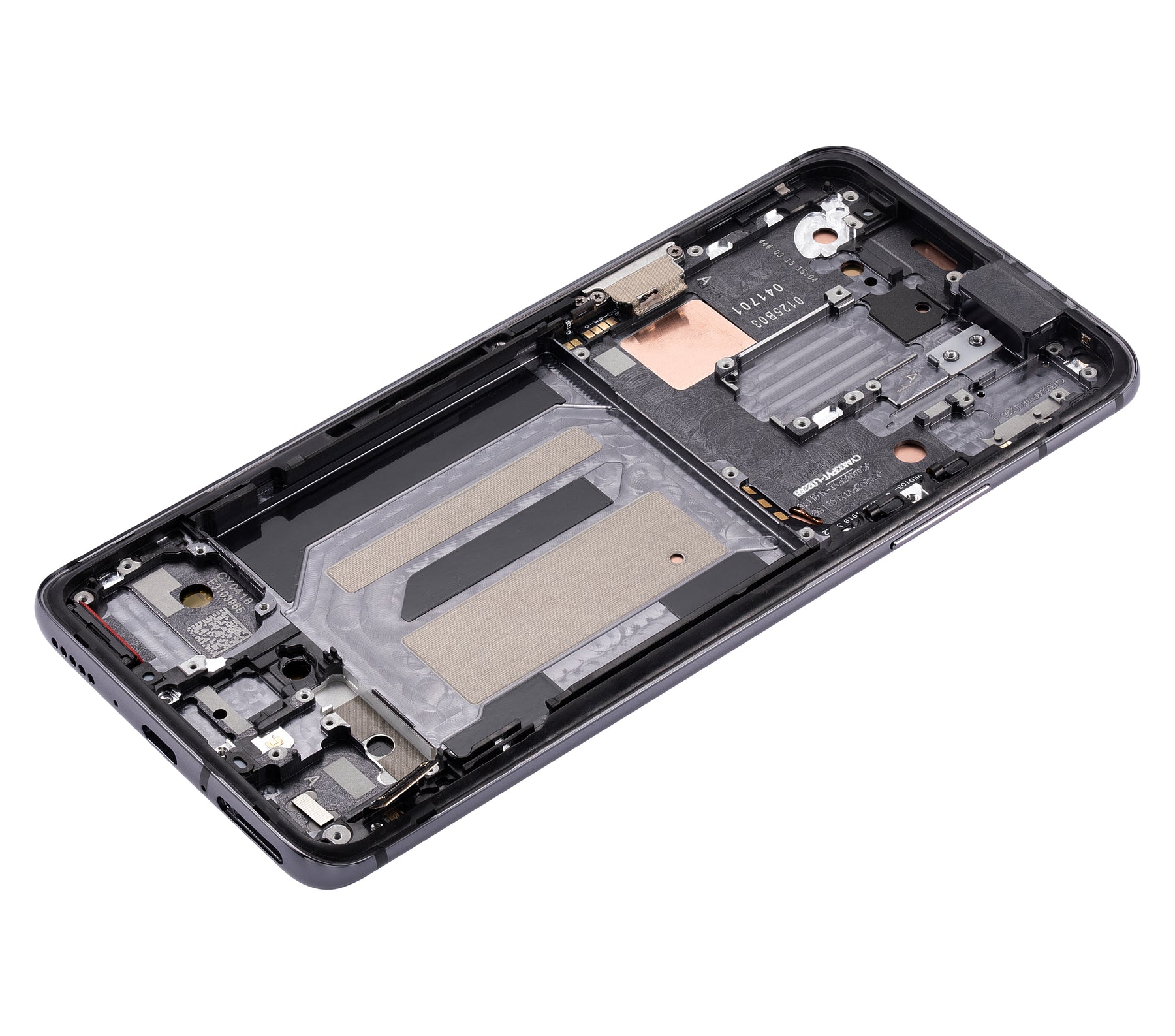 Replacement OLED Assembly With Frame Compatible For OnePlus 7 Pro (Refurbished) (Mirror Gray)