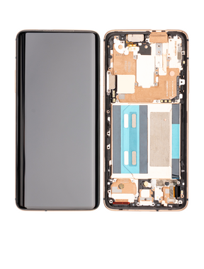 Replacement OLED Assembly With Frame Compatible For OnePlus 7 Pro / 7T Pro (Refurbished) (Almond)
