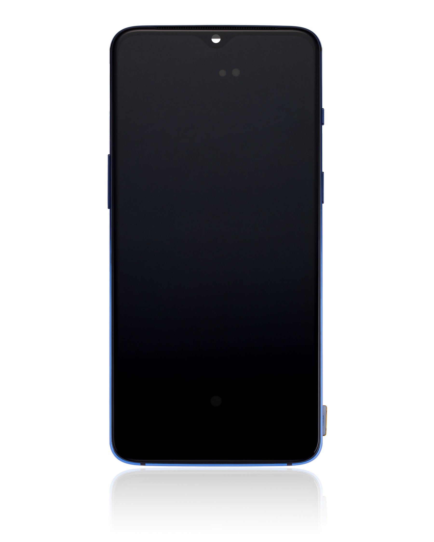 OLED Assembly With Frame Compatible For OnePlus 7 Replacement (Refurbished) (Mirror Blue)