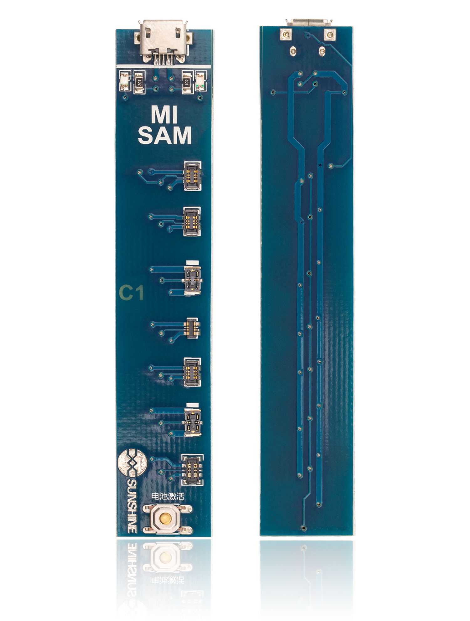 Battery Charger Compatible For iPads / iPhones And Samsung (SS-909) (Sunshine)