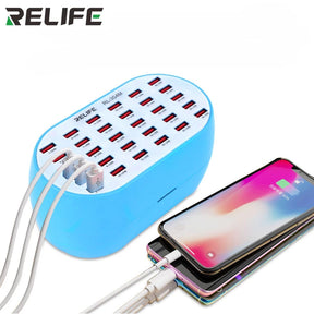 ReLife RL-304M 30 USB Port High Power 160W Charging Hub (Sunshine)
