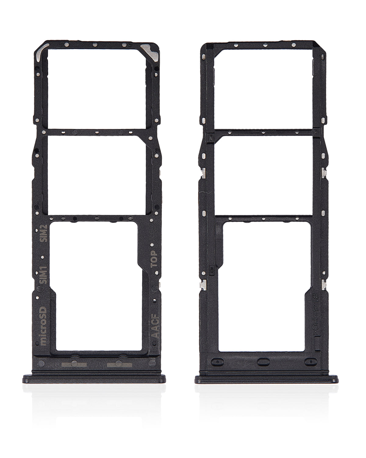 Dual Sim Card Tray Compatible For Samsung Galaxy A13 5G (A136 / 2021) (Black)