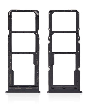 Dual Sim Card Tray Compatible For Samsung Galaxy A13 5G (A136 / 2021) (Black)