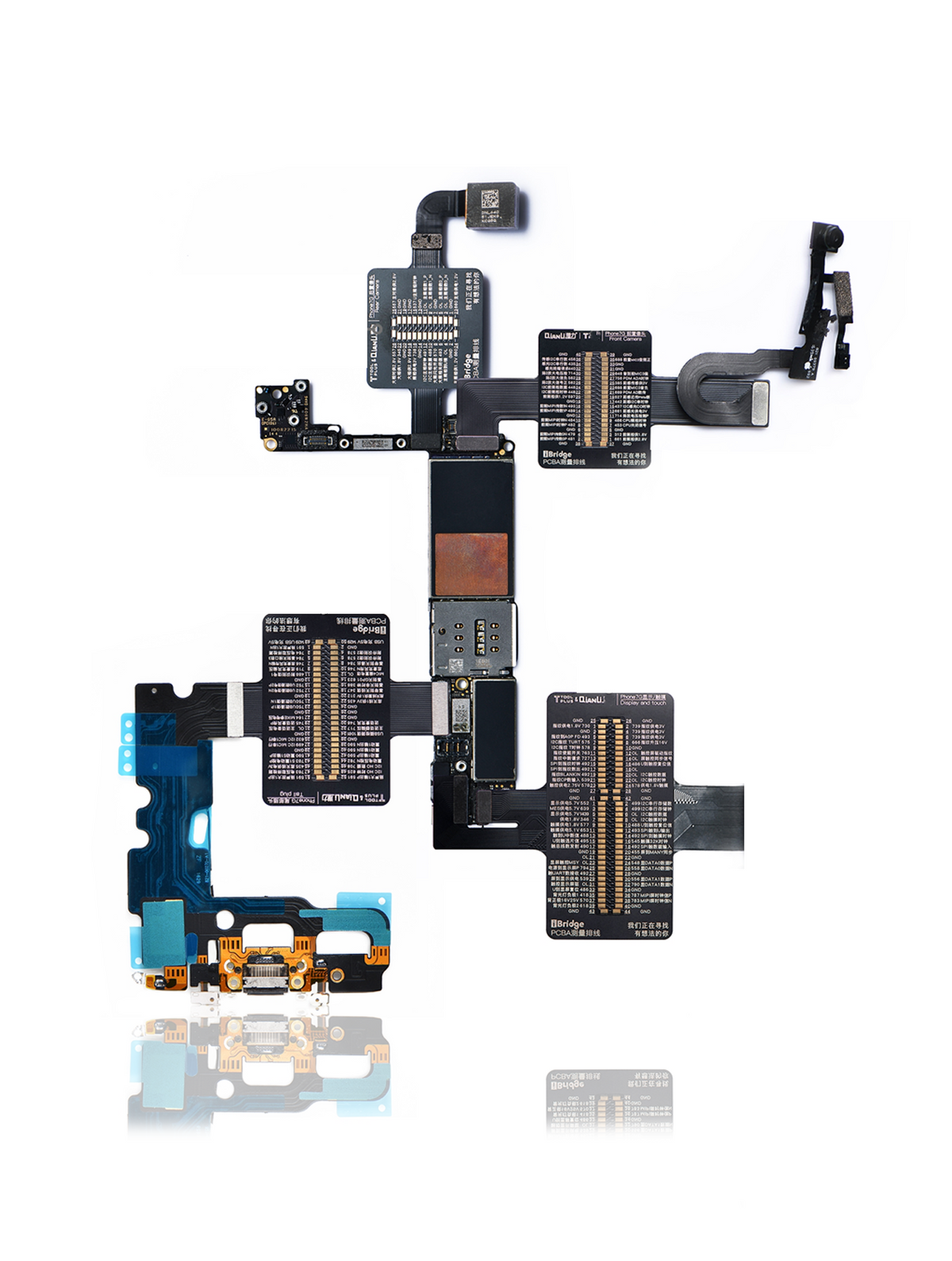 iBridge Motherboard Resistance / Voltage / Signal Test Extension Cable Compatible For iPhone 7 (Qianli)