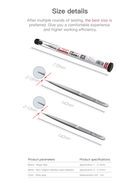 Tweezer 0.10MM (Qianli / Mega-IDEA)