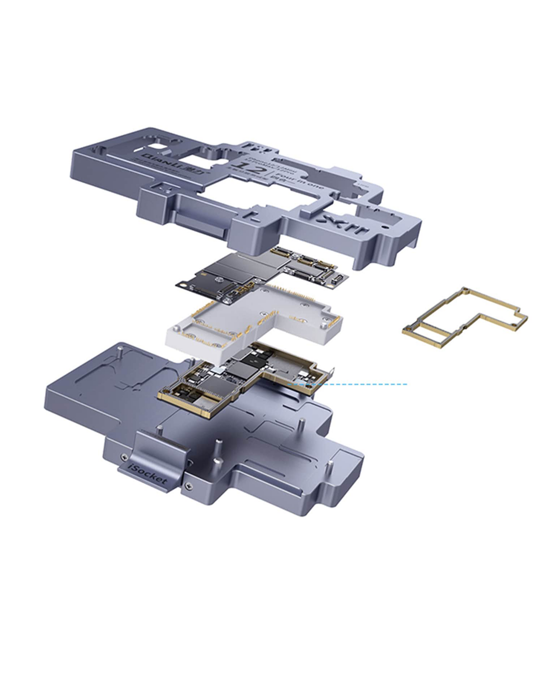 iSocket Motherboard Platform Tester Compatible For iPhone 12 / 12 Pro / 12 Pro Max / 12 Mini (4 in 1) (Qianli)