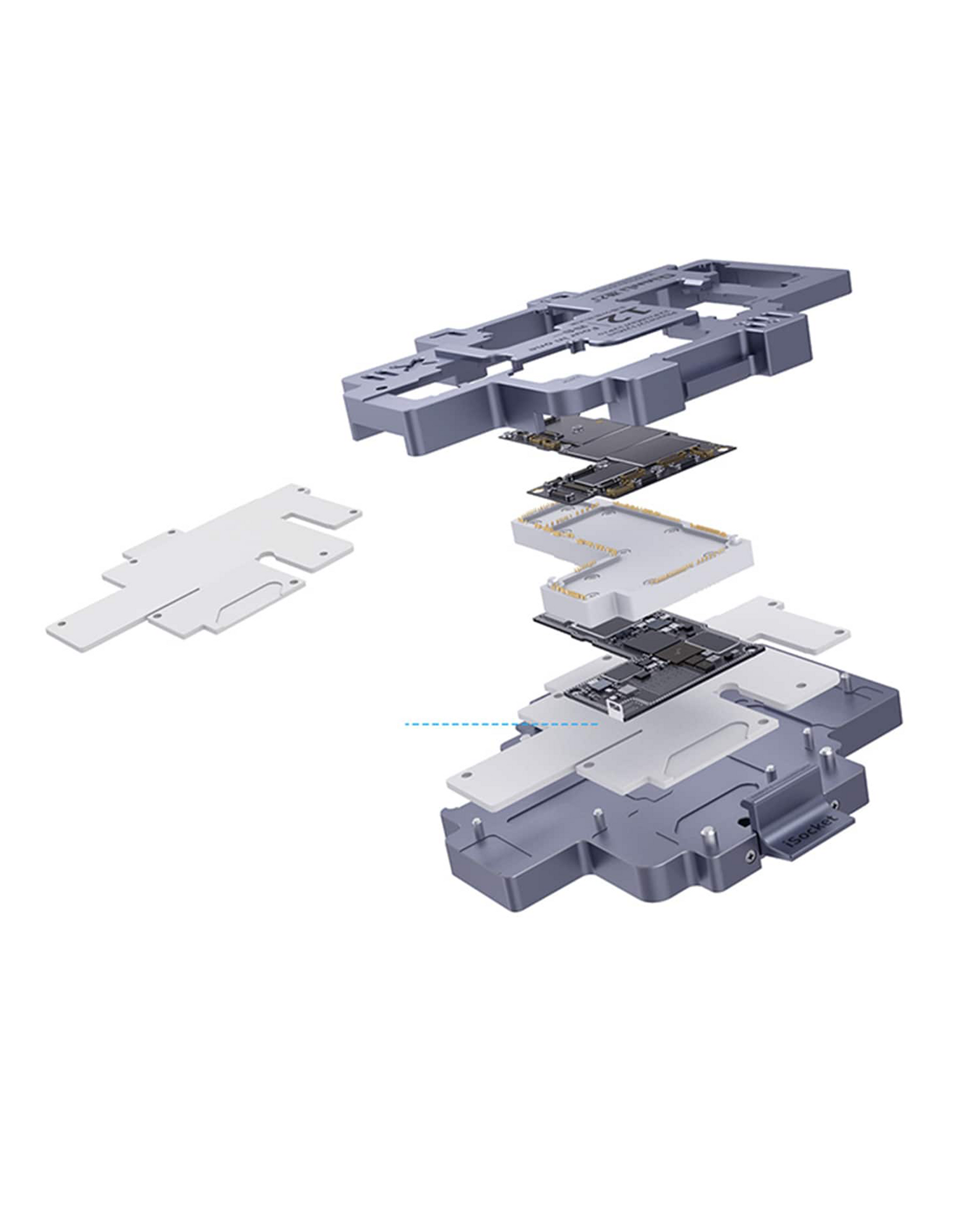 iSocket Motherboard Platform Tester Compatible For iPhone 12 / 12 Pro / 12 Pro Max / 12 Mini (4 in 1) (Qianli)